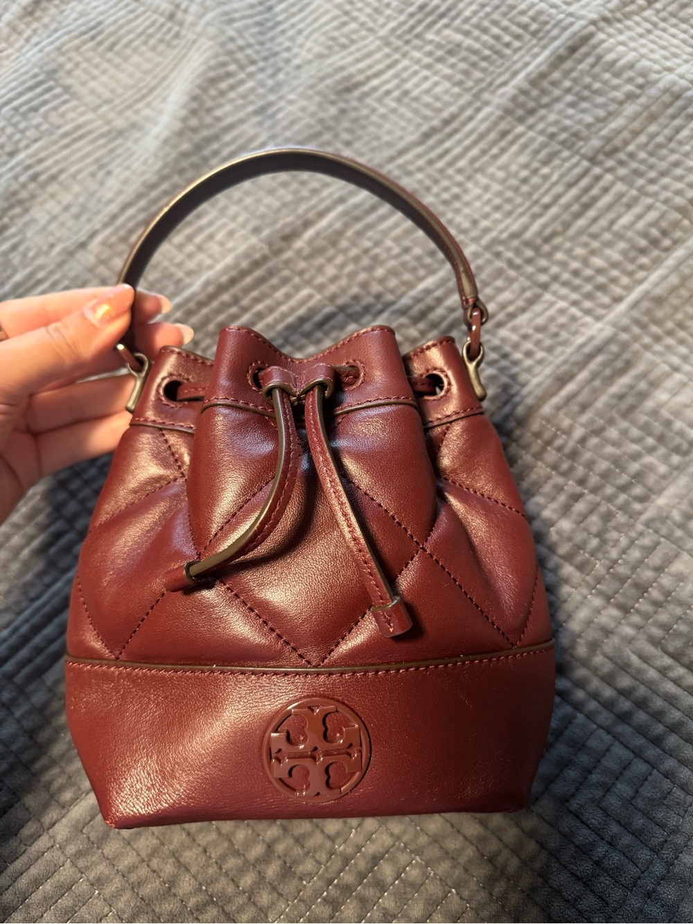 Tory Burch bucket cinched bag